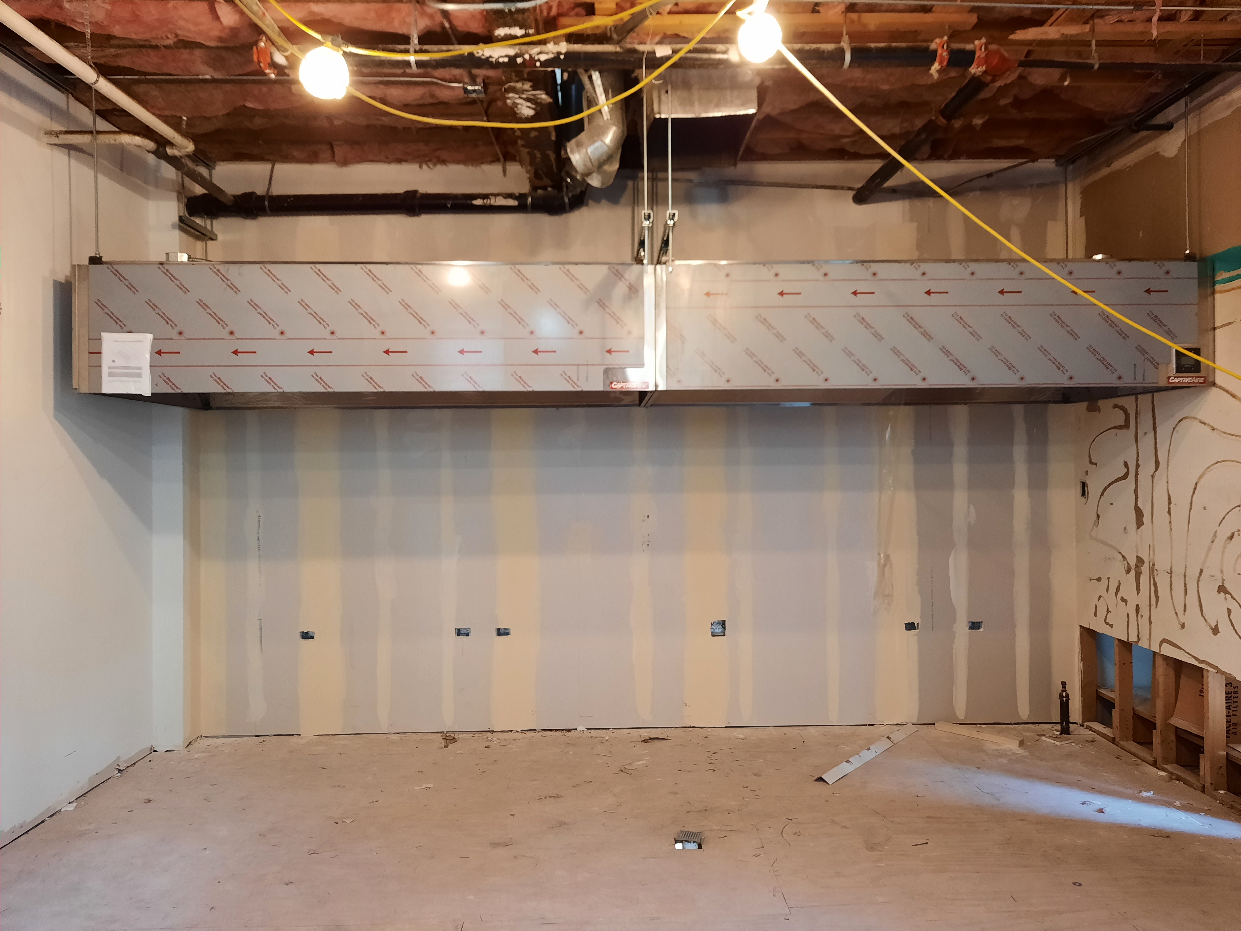 Front Street Cantina — rebuilt kitchen overview