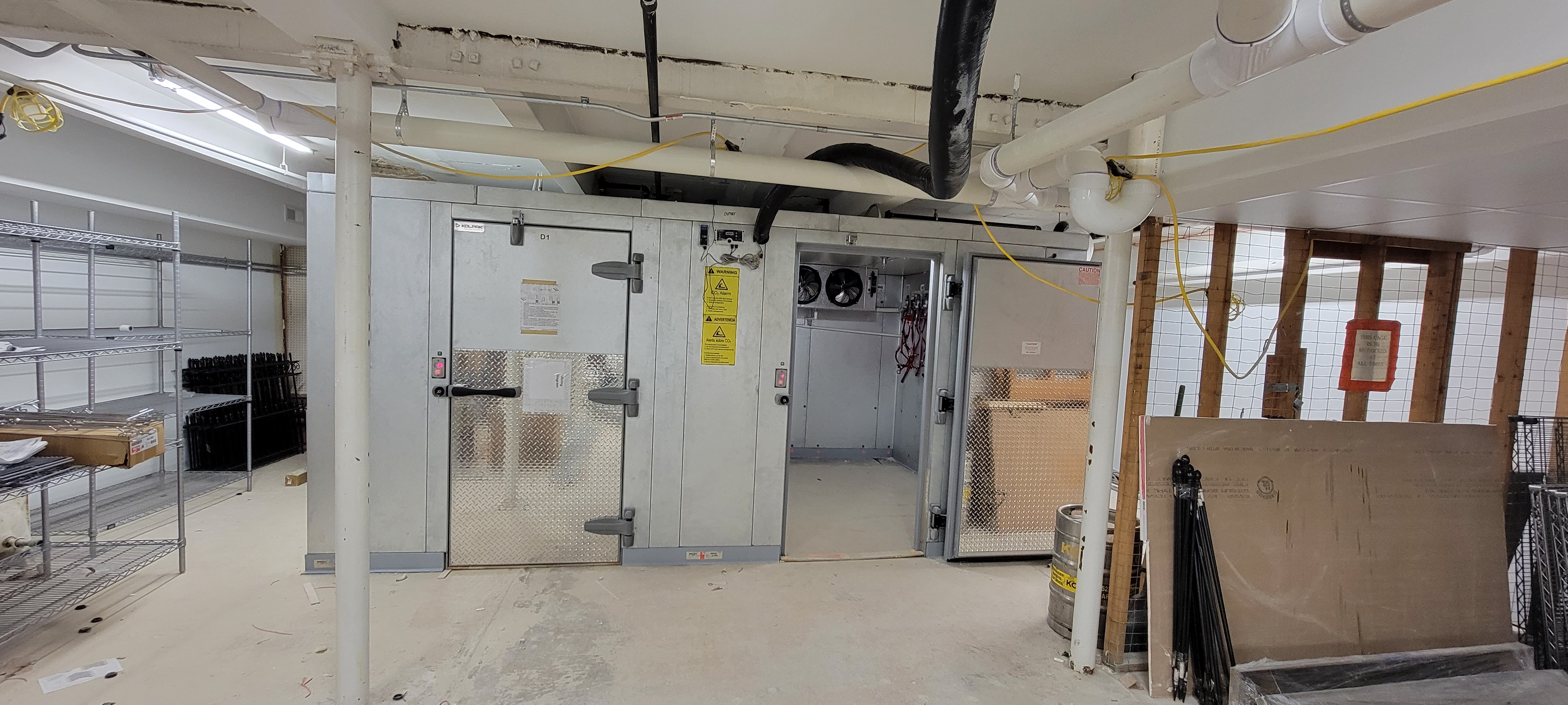 Front Street Cantina — dish area & sanitation flow