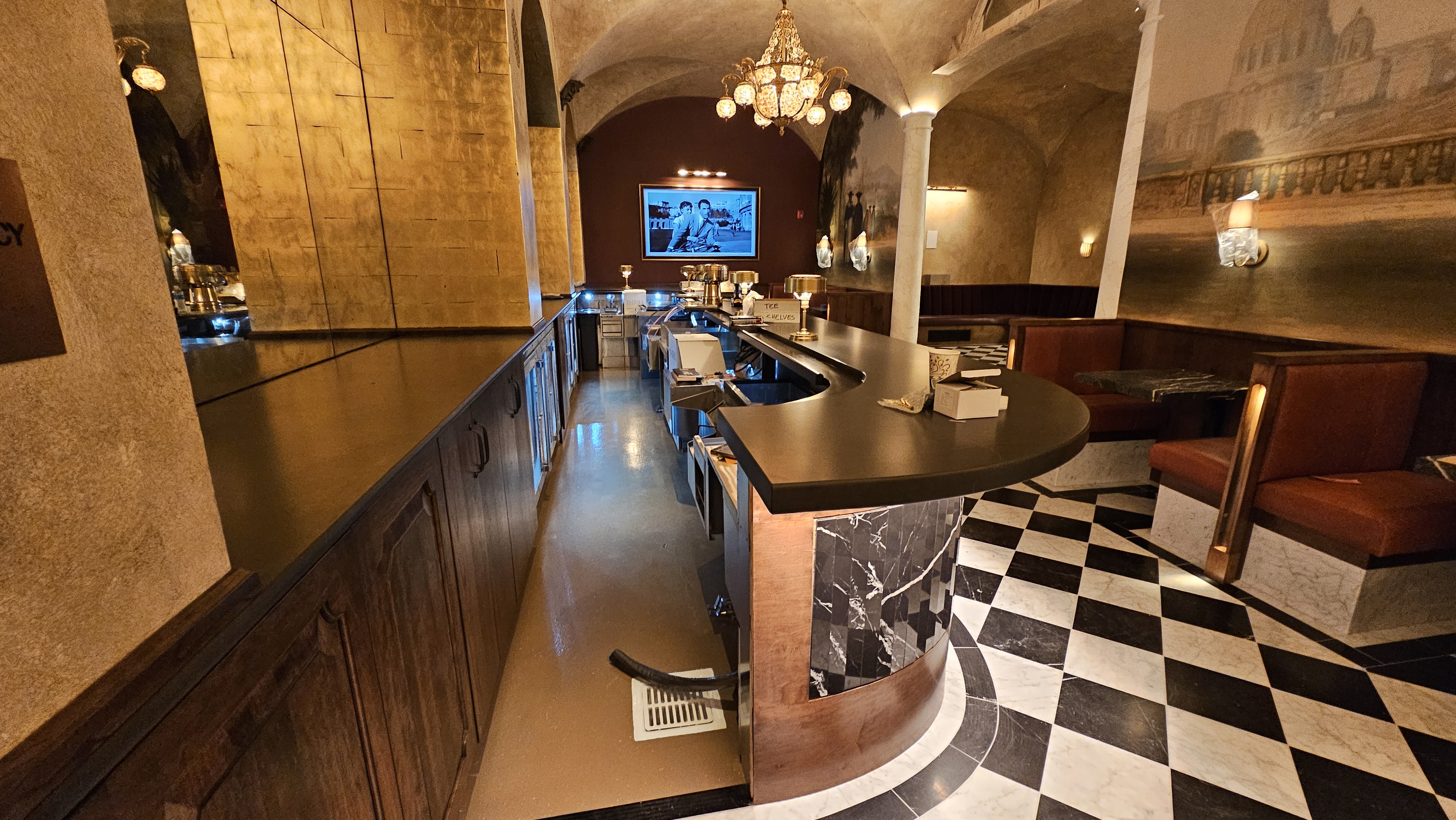 Truffle Pig Oshkosh line equipment and cookline layout