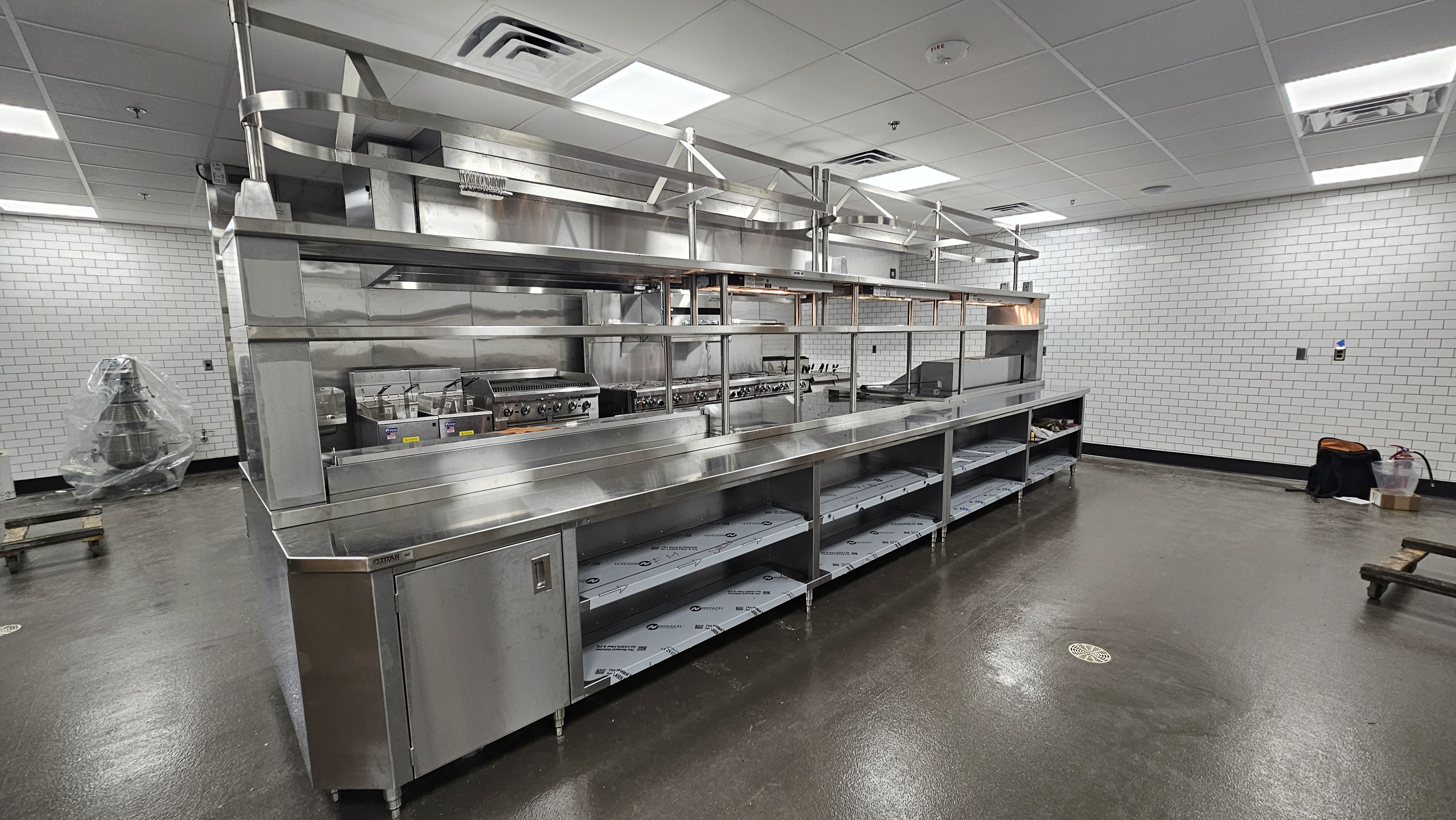 Truffle Pig Oshkosh dish area and flow planning