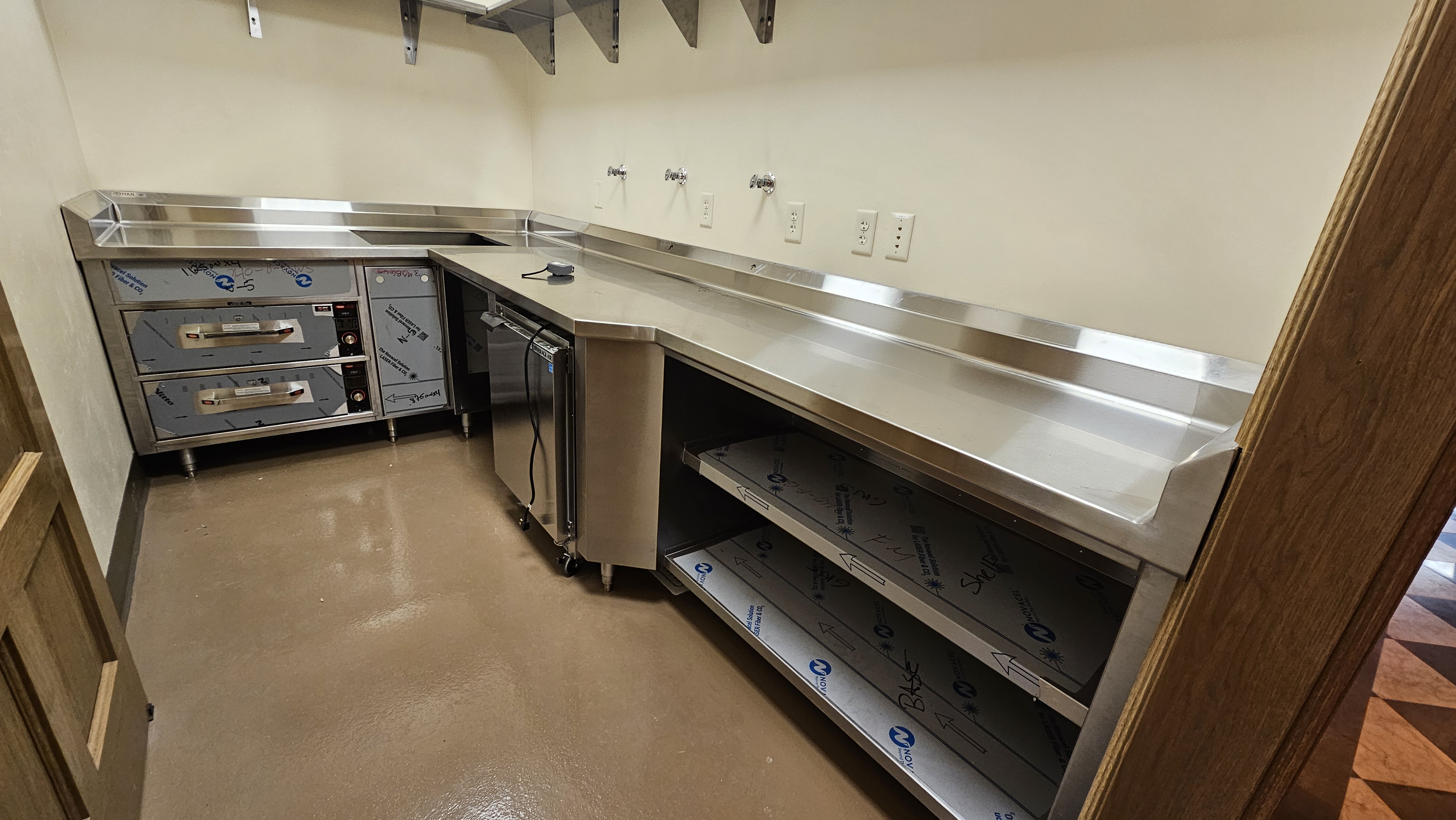 Truffle Pig Oshkosh bar buildout details